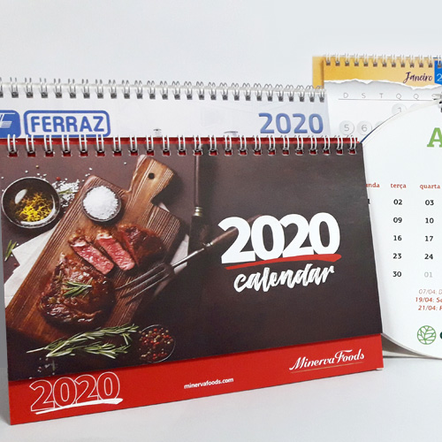 Impressão de Calendários